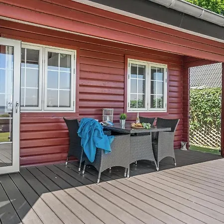 Schönes Haus In Bjert Mit Wlan * Binderup Strand